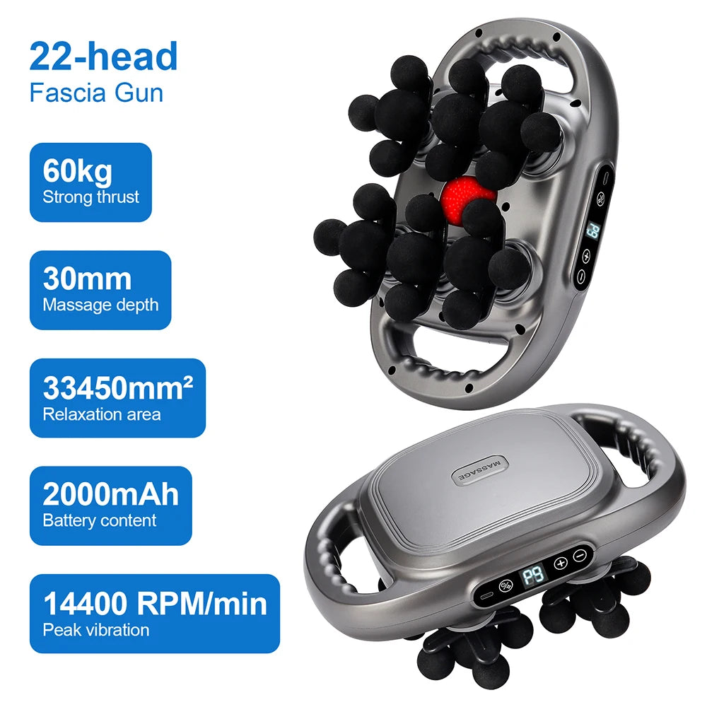 42-Heads Heated Body Massager