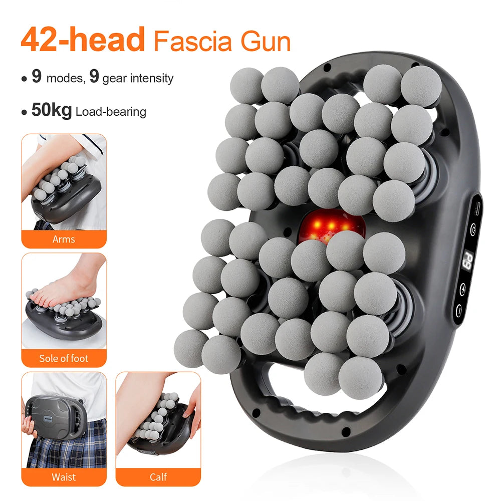 42-Heads Heated Body Massager