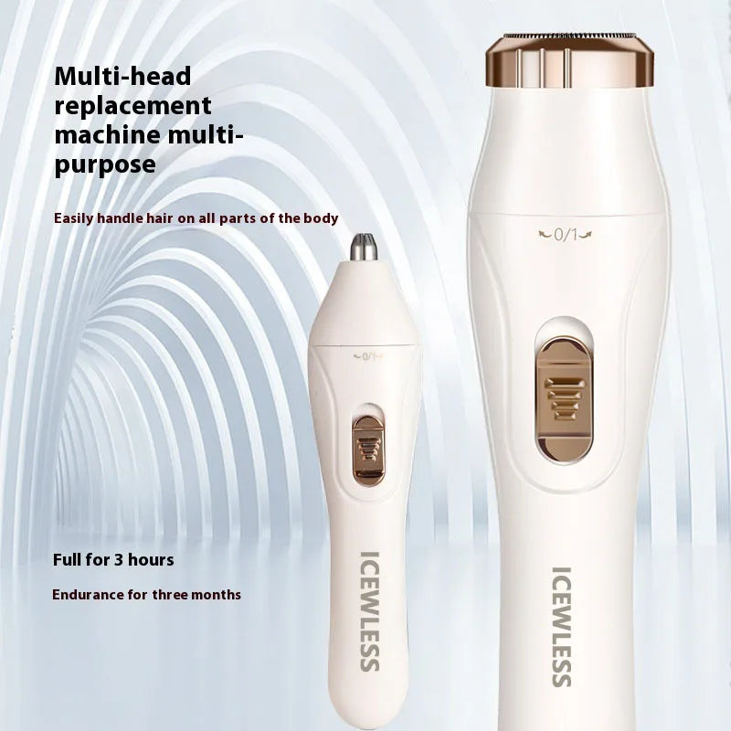 Silky Smooth Skin Anytime! 
Enjoy quick, painless, and effortless hair removal with this waterproof electric trimmer. Perfect for the face, bikini area, arms, and legs—giving you smooth, flawless skin in minutes.