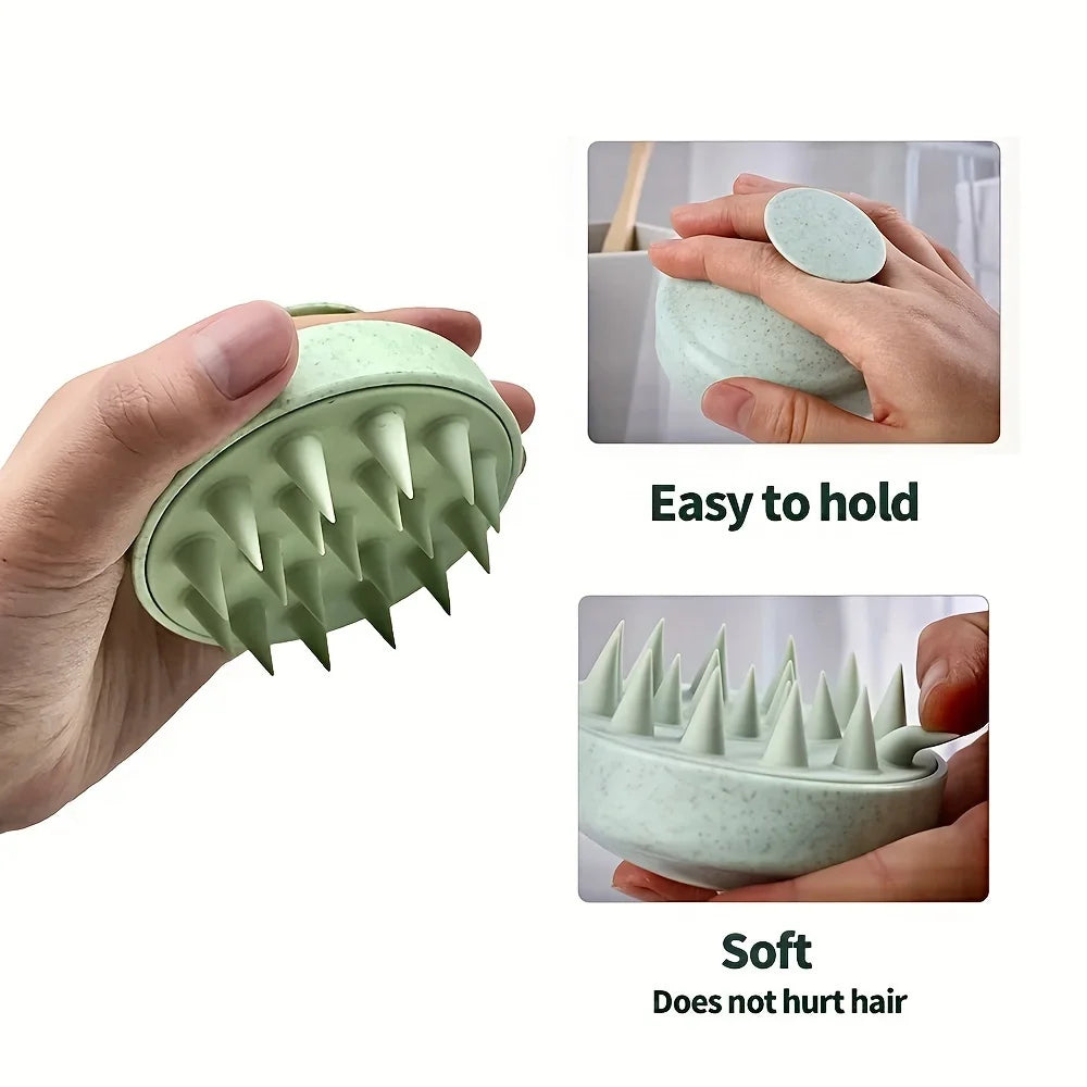 Silicone Scalp Masssagerfoe deep cleansing and relaxation