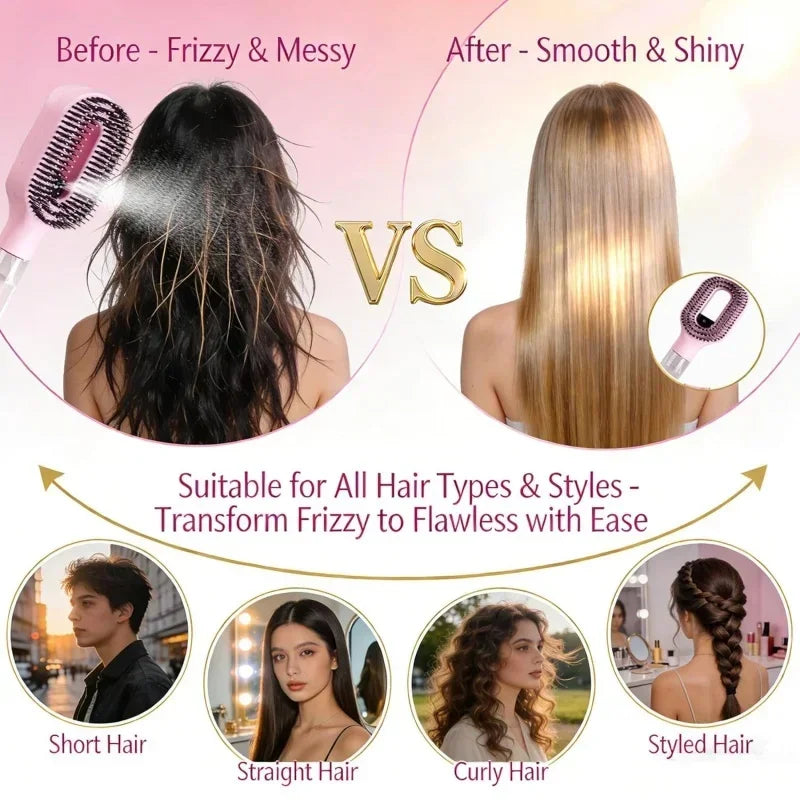 2in1 Mist Hair Brush
