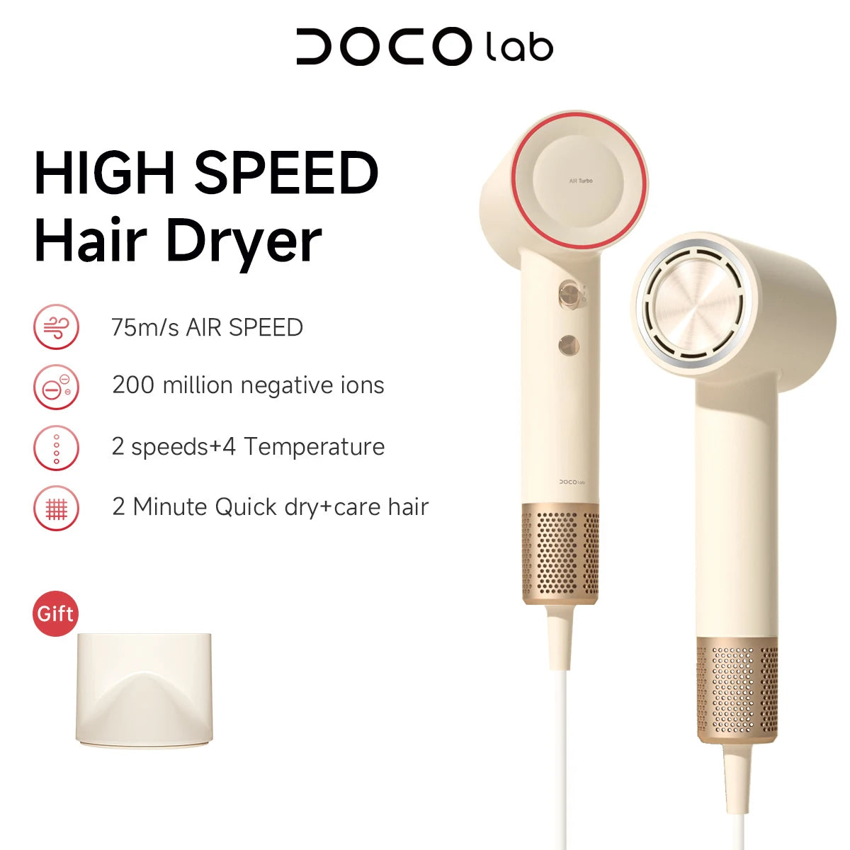 DOCO Pro Hair Dryer