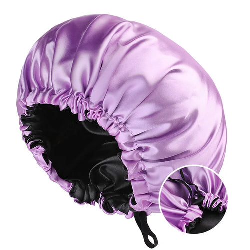 Adjustable Satin Sleeping Bonnet