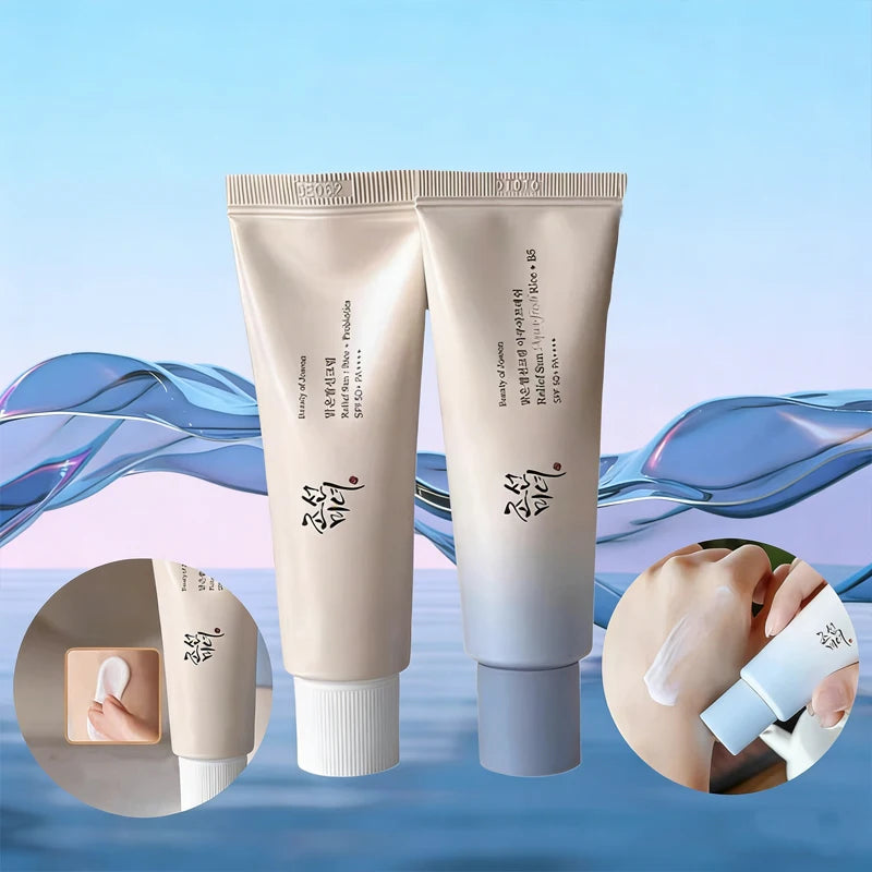 Beauty of Joseon Relief Sun SPF50+ PA++++ – 50ml

Lightweight Korean sunscreen with Rice Extract & Probiotics that provides broad-spectrum UV protection while hydrating and soothing the skin. Leaves no white cast, absorbs q