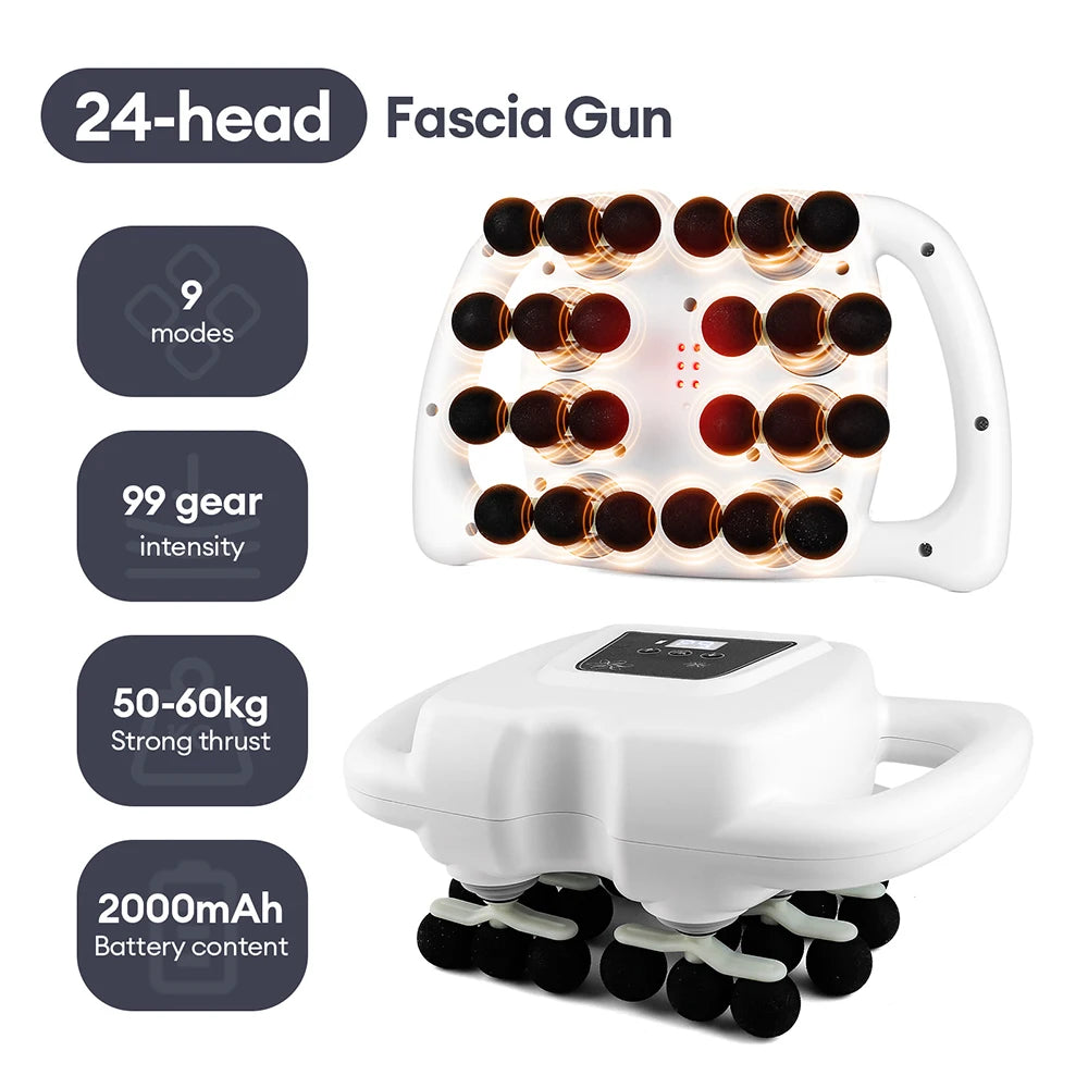 42-Heads Heated Body Massager