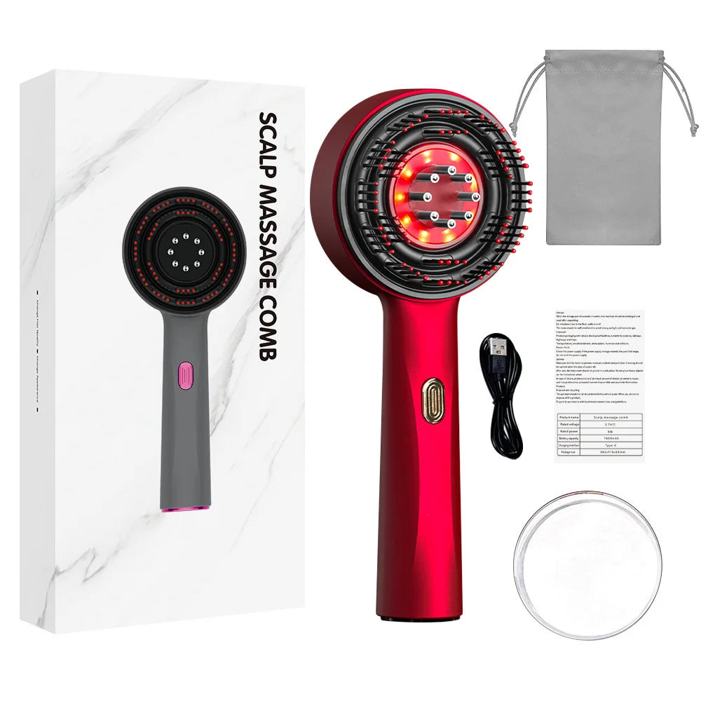 Red Light Scalp Massager
