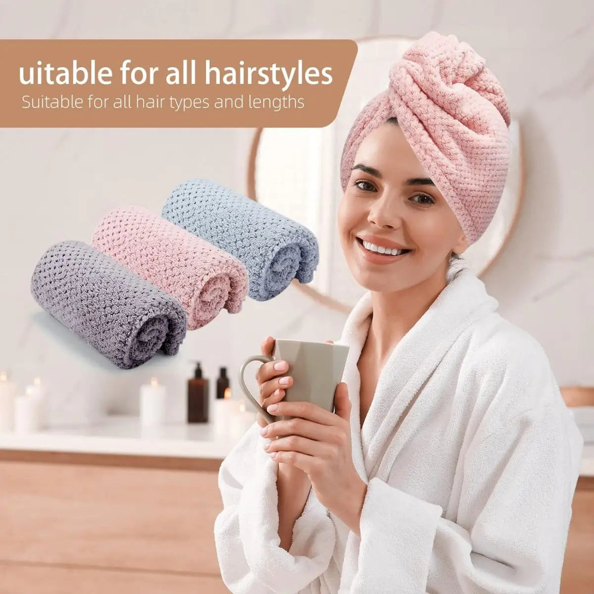 Quick-Dry Hair Towel