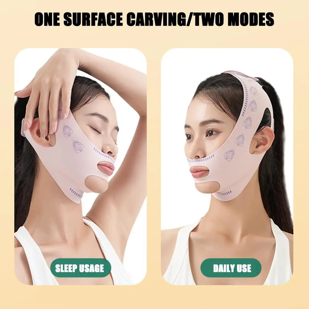 Achieve a More Defined V-Line!
Comfortable chin lifting band designed to support your jawline for a firmer, more sculpted look.