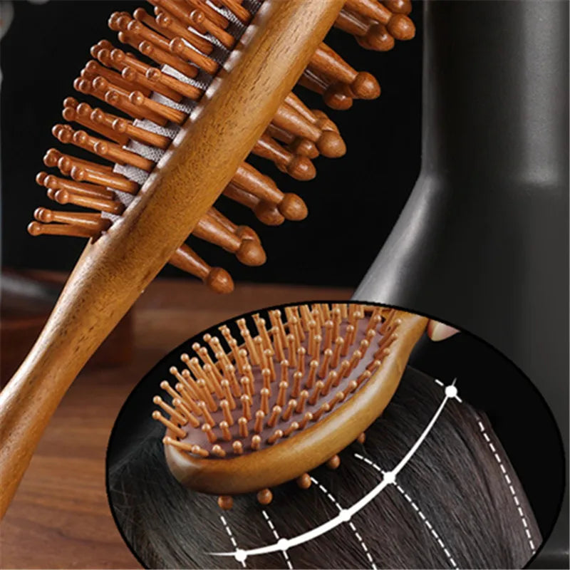 Wooden Scalp Massage Brush