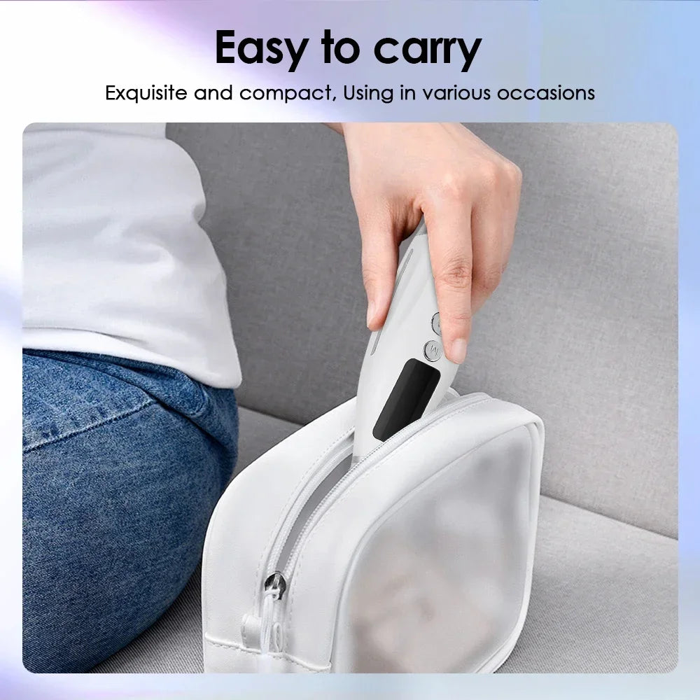 7 Colors LED Face & Neck Massager

Upgrade your skincare routine with this portable LED therapy massager. Features 7 light modes and 3 vibration levels to help refresh skin, reduce puffiness, and support a smoother, firmer-lo