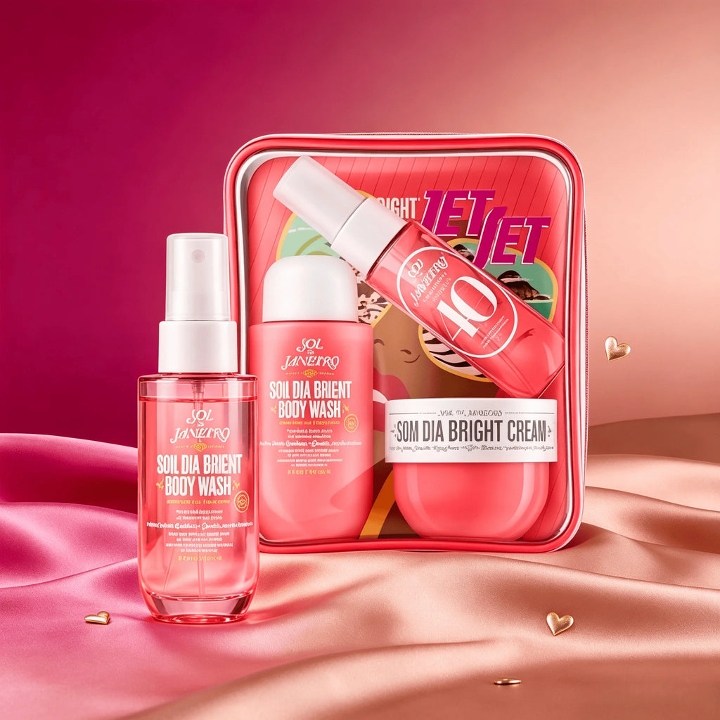 Brighten Your Skin, Boost Your Glow! 
Experience the perfect Brazilian-inspired body care routine with this 3-piece set featuring a brightening body cream, exfoliating AHA/BHA wash, and a captivating fragrance mist. Helps le