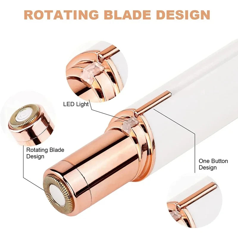 Mini Facial Hair Remover for Women

Achieve smooth, flawless skin in seconds with this portable electric hair remover. Gently removes unwanted hair from the face, lips, chin, underarms, and bikini area without irritation. Com