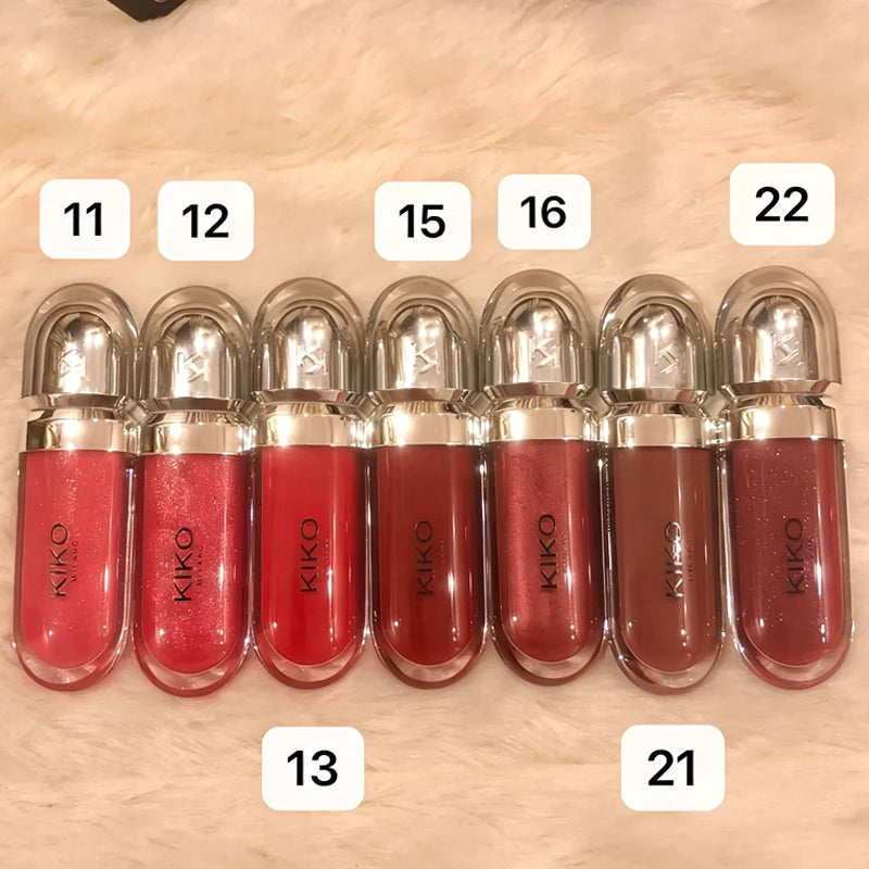 3D Glossy Lip Glow! 
Nourishing lip gloss with a mirror shine finish for soft, plump, and beautiful lips that last.