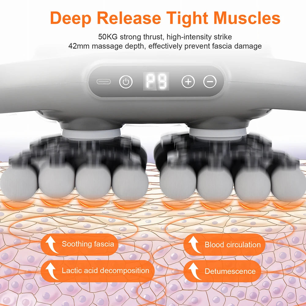 42-Heads Heated Body Massager