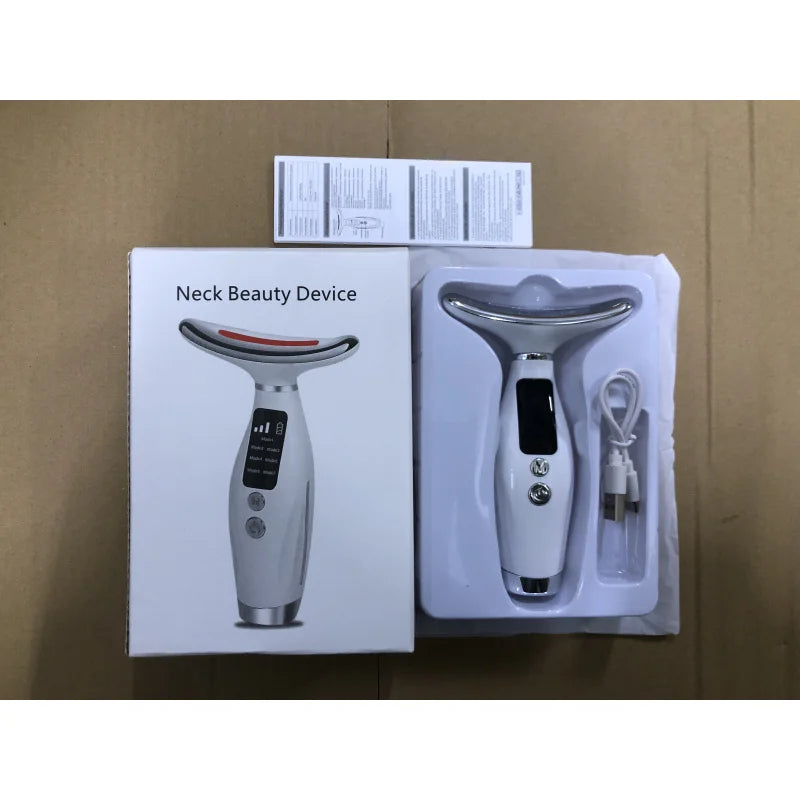 7 Colors LED Face & Neck Massager

Upgrade your skincare routine with this portable LED therapy massager. Features 7 light modes and 3 vibration levels to help refresh skin, reduce puffiness, and support a smoother, firmer-lo