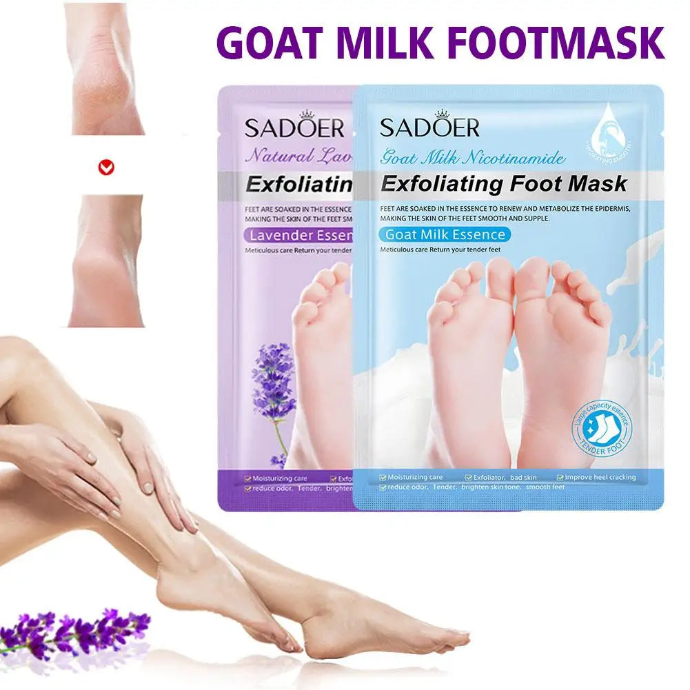 Exfoliating Foot Peel Mask Socks – 1 Pair

Give your feet a fresh, smooth makeover with this exfoliating foot mask. Designed to gently remove dead skin and roughness while helping restore a soft, moisturized feel. Enjoy sal