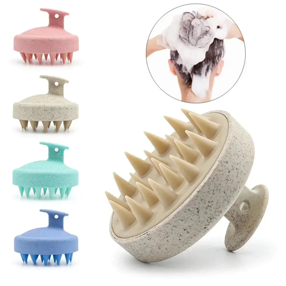 Silicone Scalp Masssagerfoe deep cleansing and relaxation