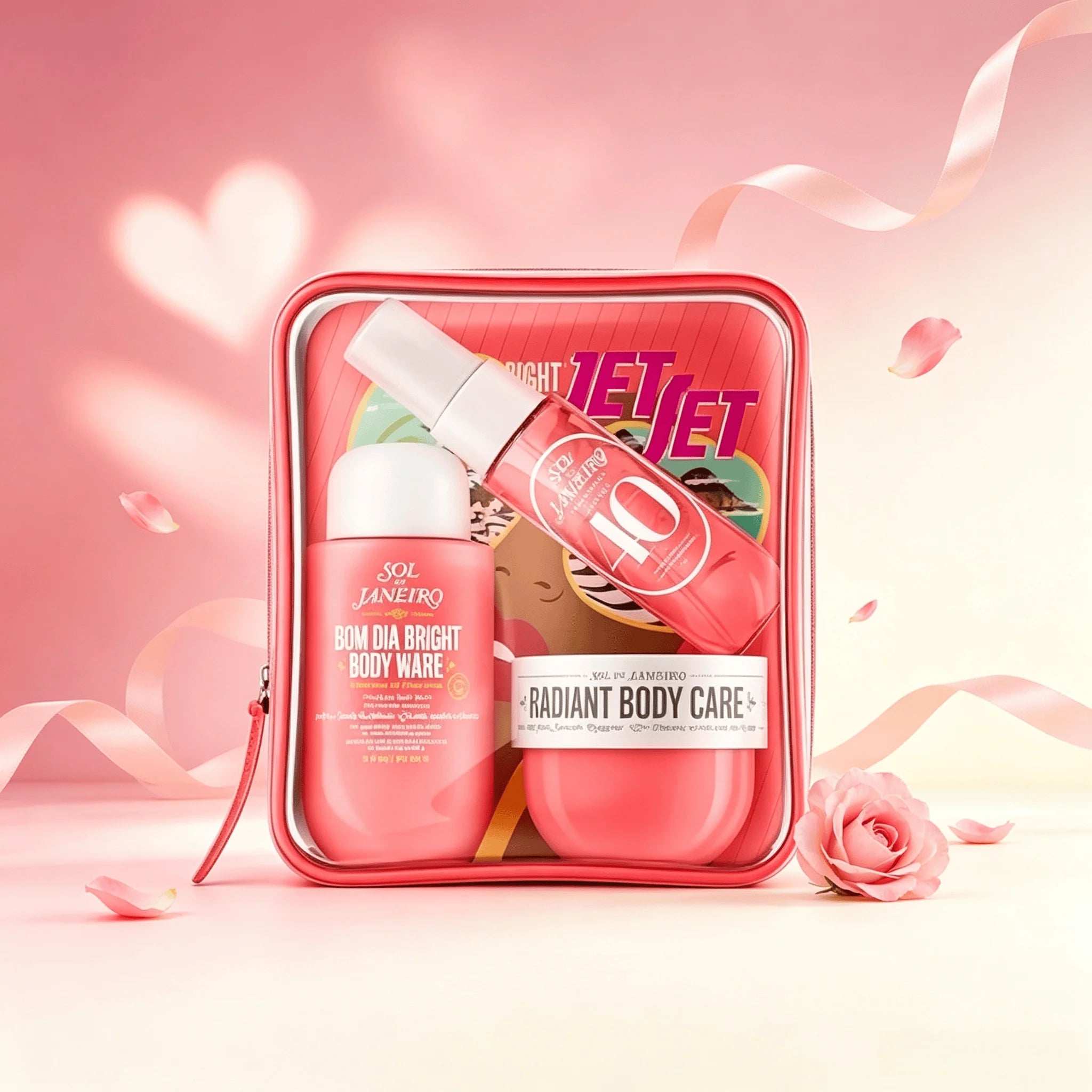 Brighten Your Skin, Boost Your Glow! 
Experience the perfect Brazilian-inspired body care routine with this 3-piece set featuring a brightening body cream, exfoliating AHA/BHA wash, and a captivating fragrance mist. Helps le
