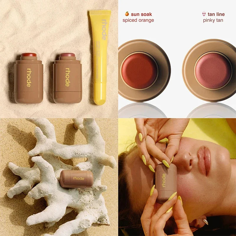 Glow, Color & Confidence in One! 
Add a fresh touch of beauty with this multi-use lip gloss and blush stick. Featuring a smooth, moisturizing formula with a stunning shimmer finish, it gives your lips and cheeks a natural gl
