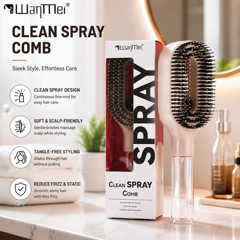 2in1 Mist Hair Brush