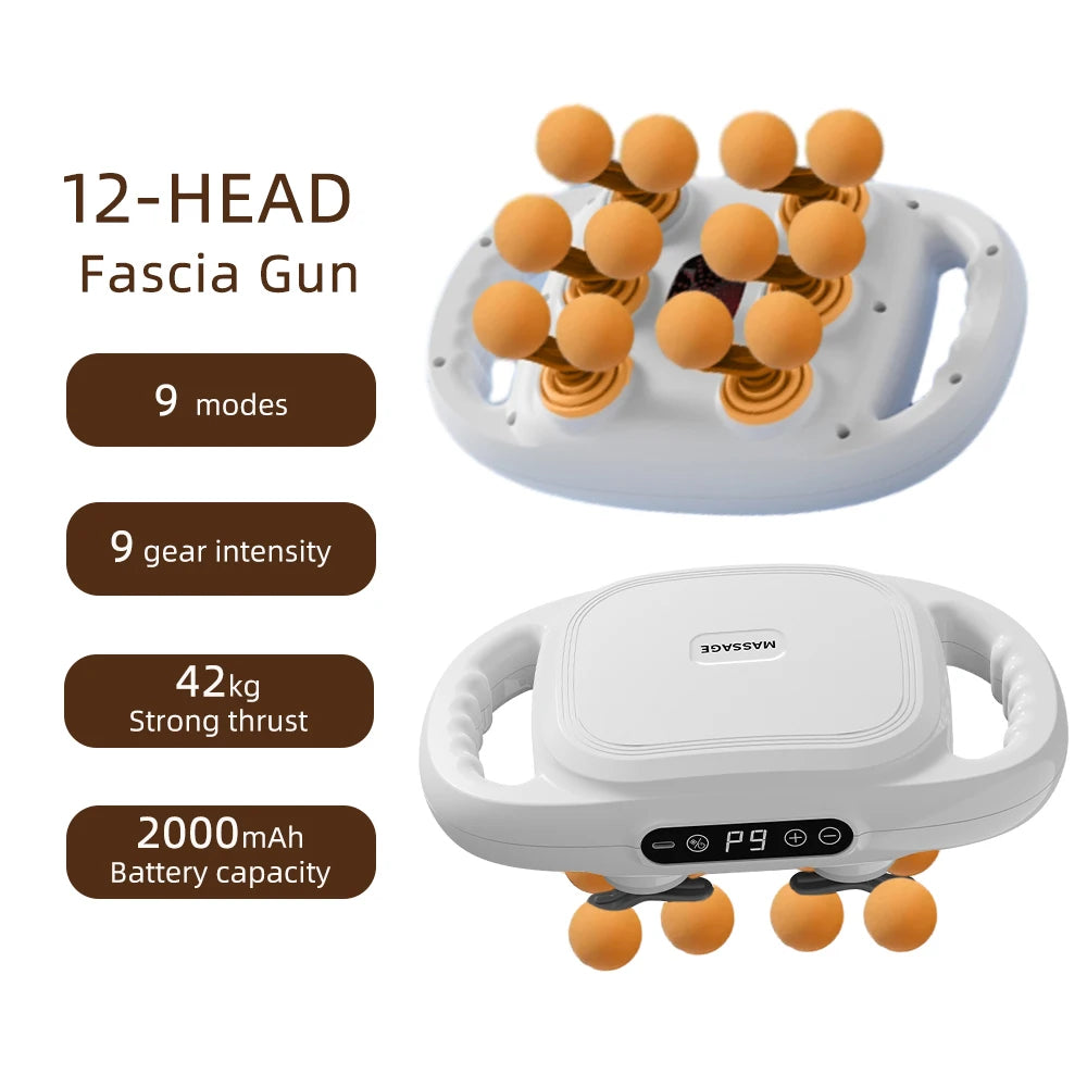 42-Heads Heated Body Massager