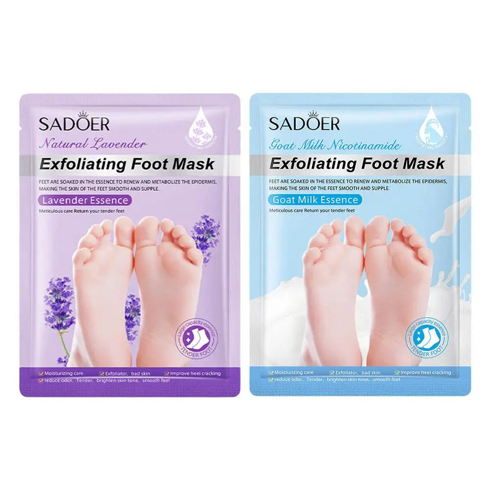 Exfoliating Foot Peel Mask Socks – 1 Pair

Give your feet a fresh, smooth makeover with this exfoliating foot mask. Designed to gently remove dead skin and roughness while helping restore a soft, moisturized feel. Enjoy sal