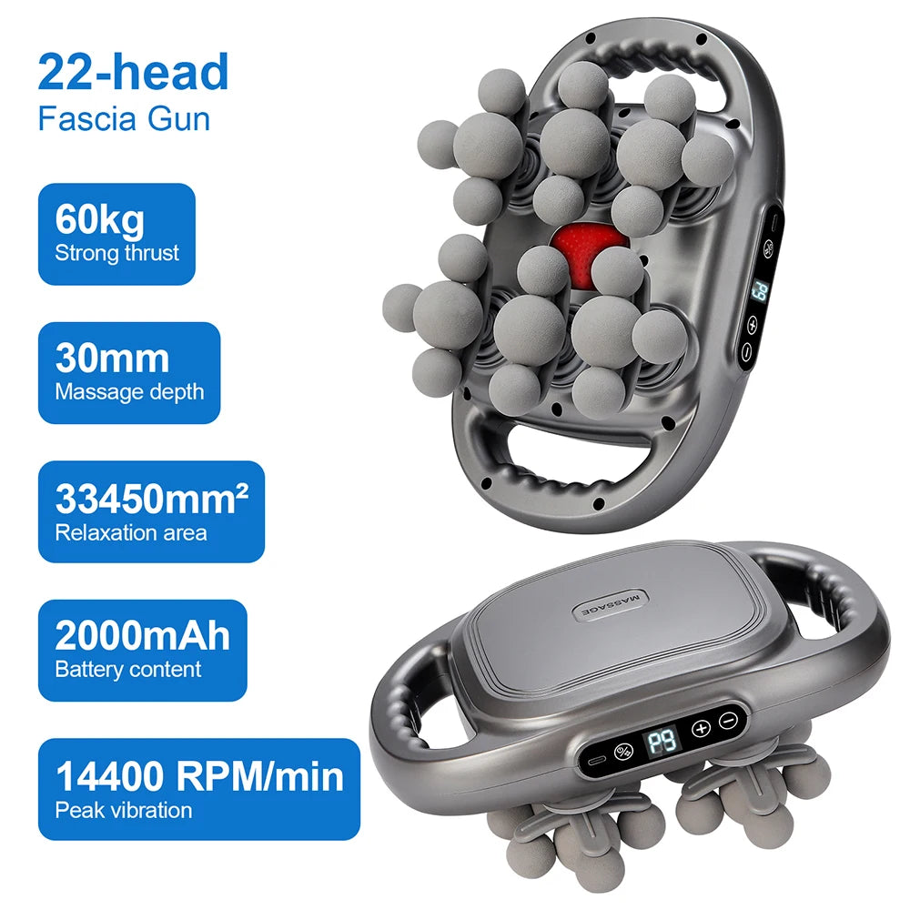 42-Heads Heated Body Massager