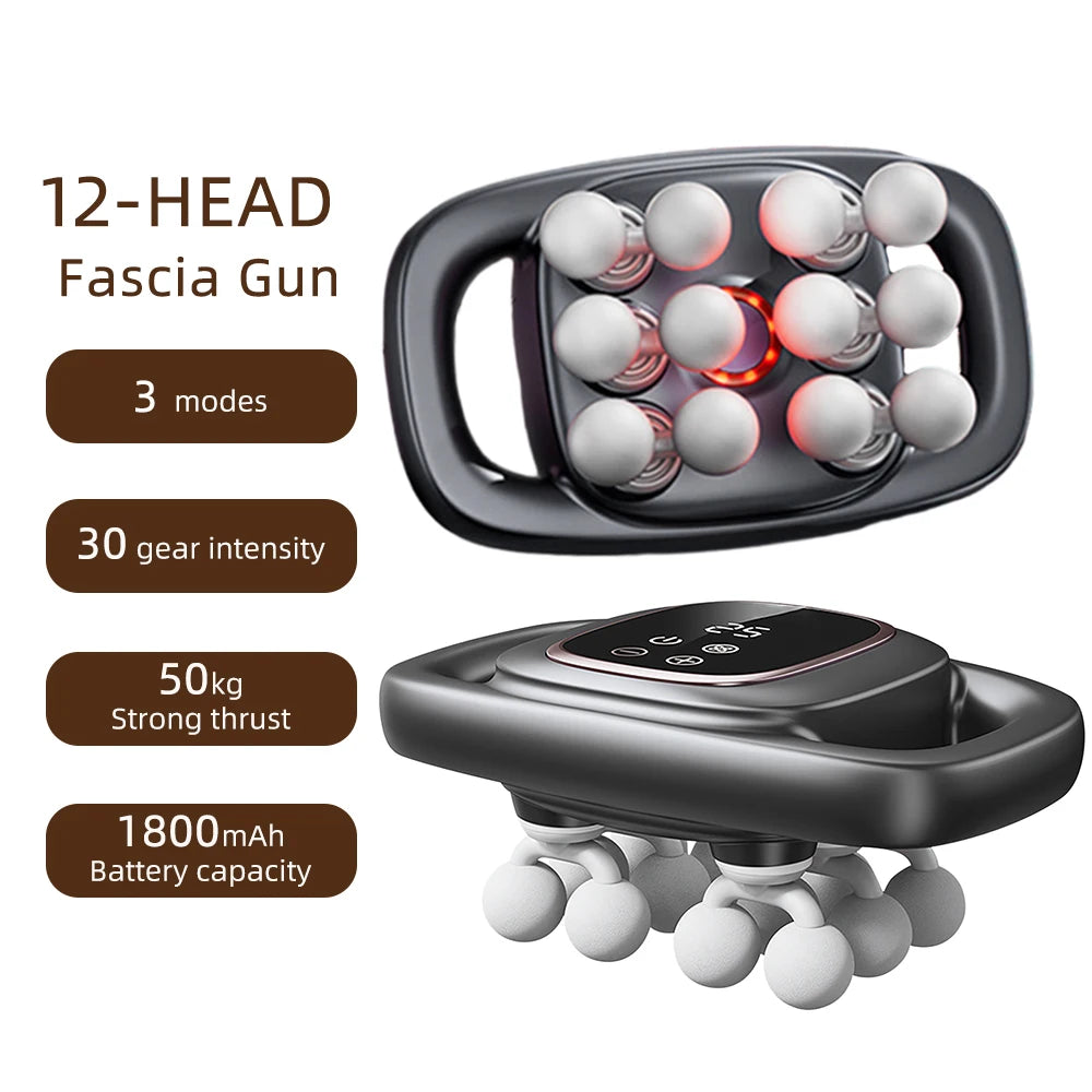42-Heads Heated Body Massager