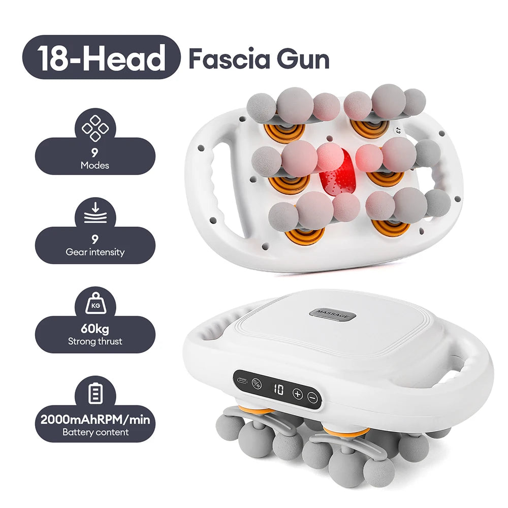 42-Heads Heated Body Massager